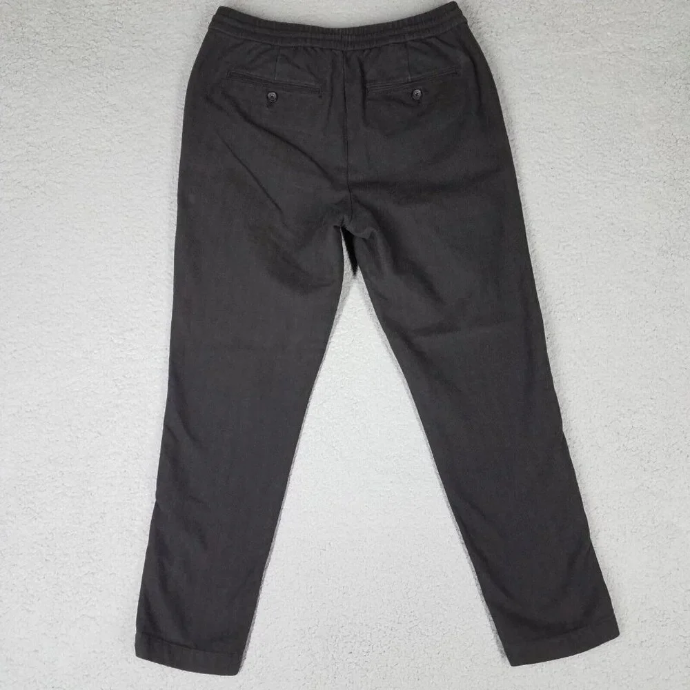 Banana Republic Mason Athletic Pants Adult 31 X 27 Gray Tapered Elastic Waist